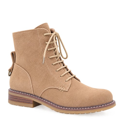 Botin de Piel Mocha con Cremallera Lateral Purapiel 105494