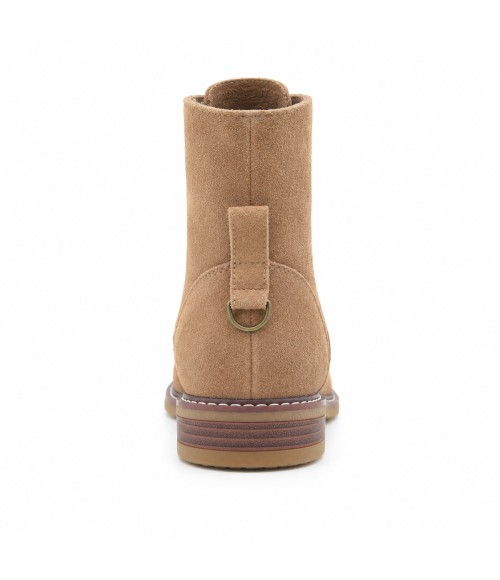 Botin de Piel Mocha con Cremallera Lateral Purapiel 105494