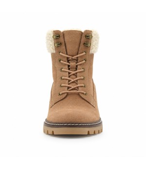 Botines Mocha con Forro de Borreguito Purapiel 105499
