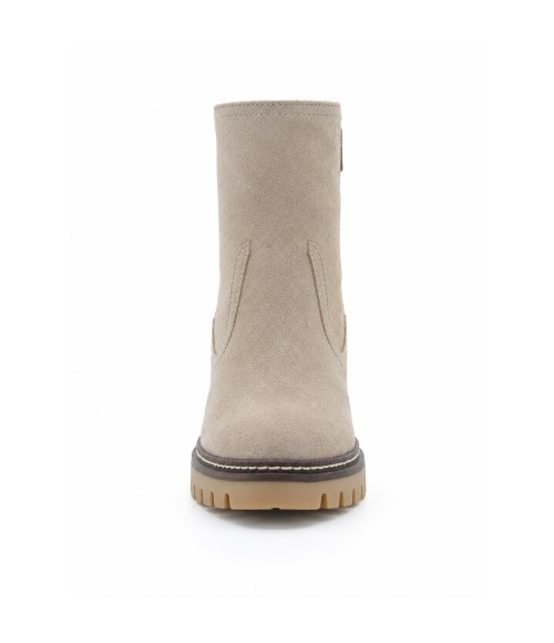 Botin Arenaserraje con Tacon Ancho Purapiel 105501