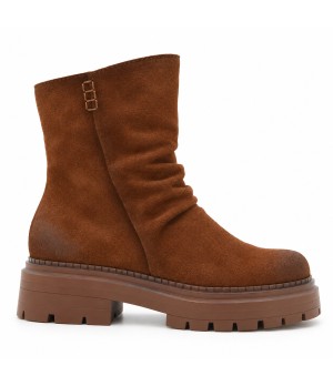 Botin Cuero de Piel con Suela Track Purapiel 105504