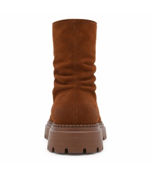 Botin Cuero de Piel con Suela Track Purapiel 105504