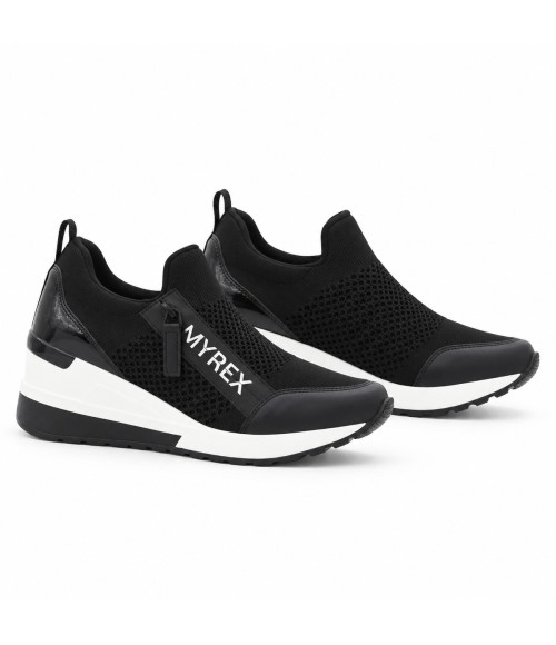 Zapatilla Negra Transpirable Montevita 105511