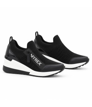 Zapatilla Negra Transpirable Montevita 105511
