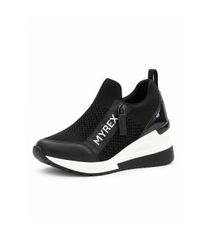 Zapatilla Negra Transpirable Montevita 105511