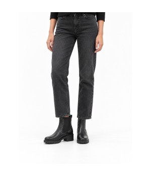 Botin Negro con Tachas y Elasticos Montevita 105512