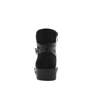 Botin Negro con Cadena Montevita 105516
