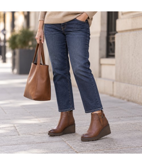 Botin Marron con Cuna y Adorno Montevita 105519