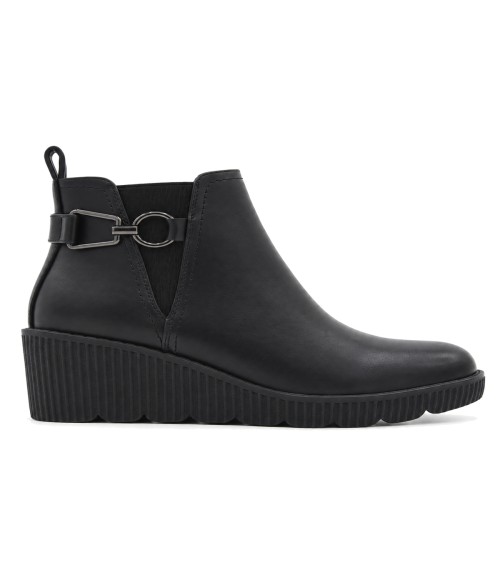 Botin Negro con Cuna y Adorno Montevita 105520