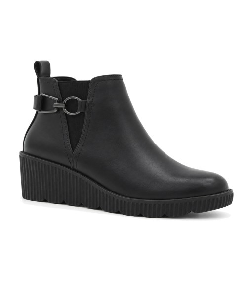 Botin Negro con Cuna y Adorno Montevita 105520