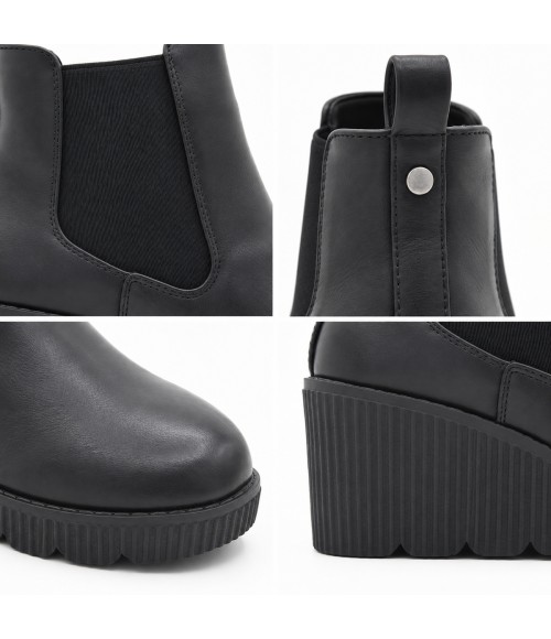 Botin Negro con Cuna Montevita 105523