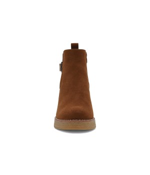 Botin Marron de Tacon Ancho y Hebilla Montevita 105528