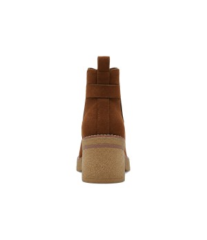 Botin Marron de Tacon Ancho y Hebilla Montevita 105528