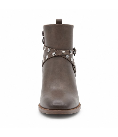 Botin Marron con Tachuelas Purapiel 105532