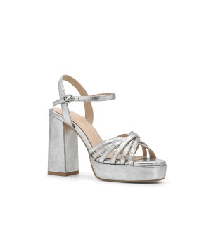 Sandalia Con Tiras Cruzadas Forma Para Mujer Montevita Servedte 105075
