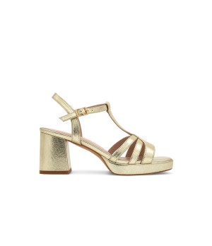 Sandalia Forma Tacon Ancho Para Mujer Montevita Picasor 105077