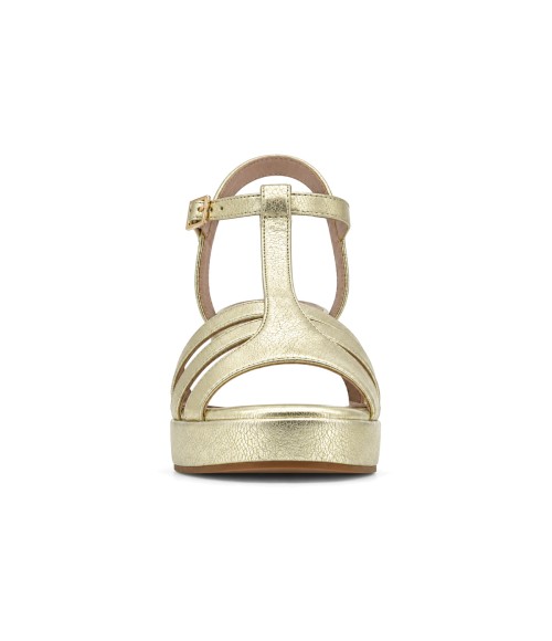 Sandalia Forma Tacon Ancho Para Mujer Montevita Picasor 105077