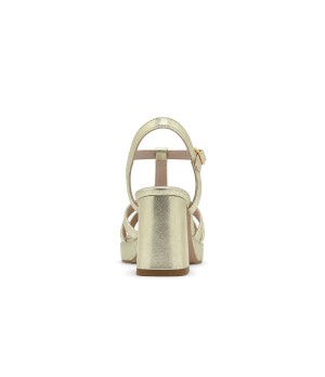 Sandalia Forma Tacon Ancho Para Mujer Montevita Picasor 105077