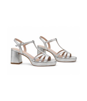 Sandalia Forma Tacon Ancho Para Mujer Montevita Picasor 105077