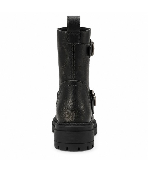 Botin Biker Negro con Hebillas Montevita Bottivita79 105534