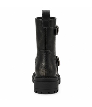 Botin Biker Negro con Hebillas Montevita Bottivita79 105534