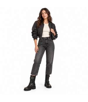 Botin Biker Negro con Hebillas Montevita Bottivita79 105534