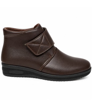 Botin Marron con Velcro y Cuna Baja Montevita Bottivita81 105536