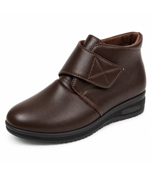 Botin Marron con Velcro y Cuna Baja Montevita Bottivita81 105536