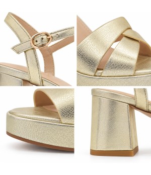 Sandalia y Tacon Ancho Para Mujer Montevita Galre 105224