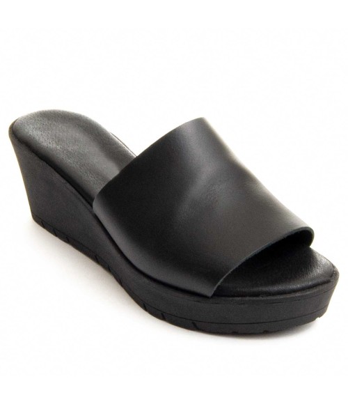 Sandalia de piel para mujer Purapiel Bellapiel 79988