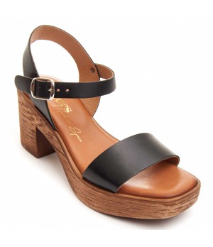 Sandalia De Piel Para Mujer Wikers Praslin 83708