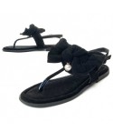Sandalia Casual Para Mujer.  Montevita  Flipp4  89349 Negro