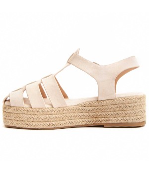 Sandalia De Plataforma Para Mujer Montevita Mecali 91080