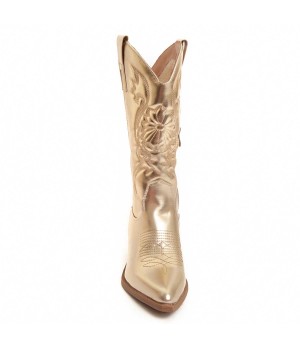 Bota Cowboy De Tacon Para Mujer Montevita Bottavita23 94006