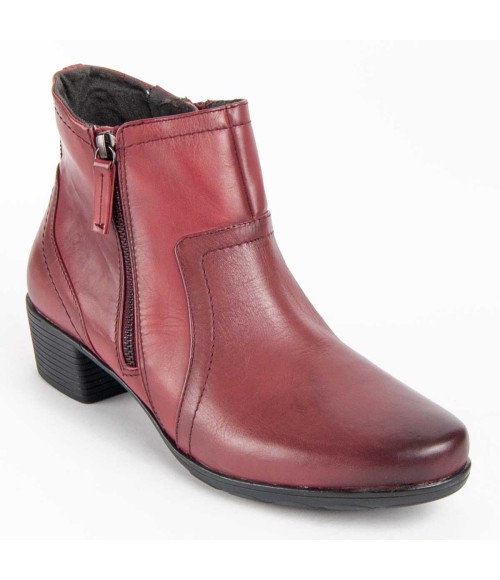 Botin De Piel Con Tacon Para Mujer Purapiel Botilina4 99477