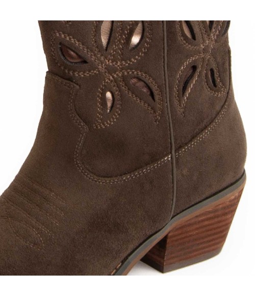 Bota De Tacon Para Mujer Montevita Tejan 96628