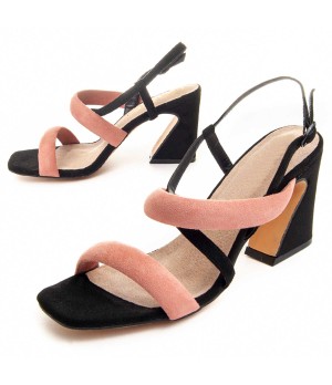 Sandalia Con Tacón Para Mujer.  Montevita  Sanndal5  88463