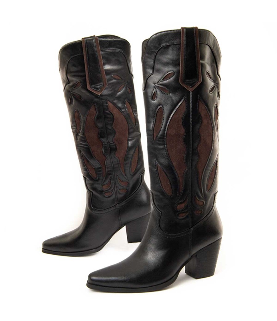 Bota De Tacon Para Mujer Montevita Tejan5 96672