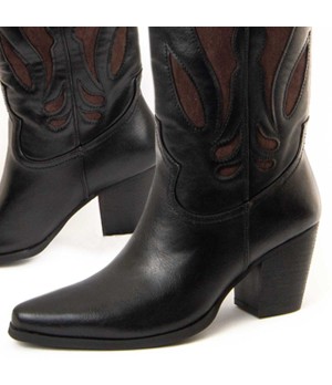 Bota De Tacon Para Mujer Montevita Tejan5 96672