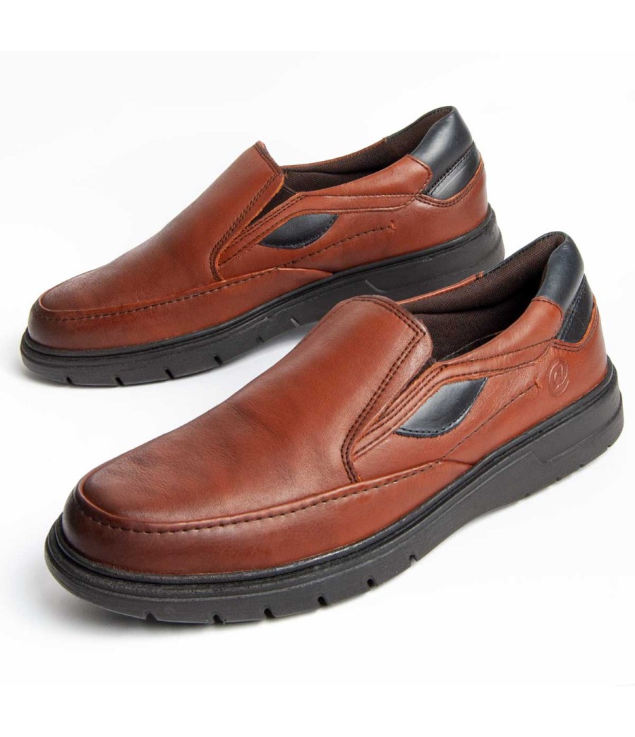 Mocasin De Piel Para Hombre Purapiel Confore2 98978