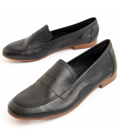 Mocasin Casual De Piel Para Mujer Purapiel Moccasia 95744