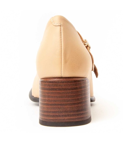 Mocasin DMocasin De Piel Con Tacon Para Mujer Purapiel Moccasiah3 95762